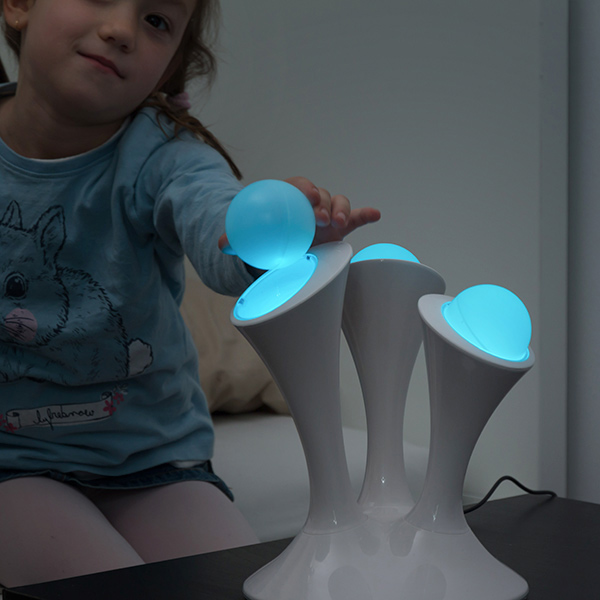 Multifärgad Fluorescerande LED-lampa