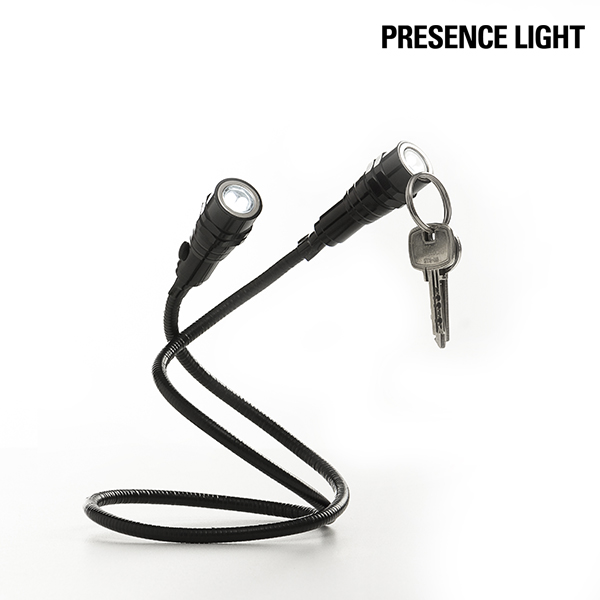 Presence Light Magnetisk dubbelflexibel LED-ficklampa