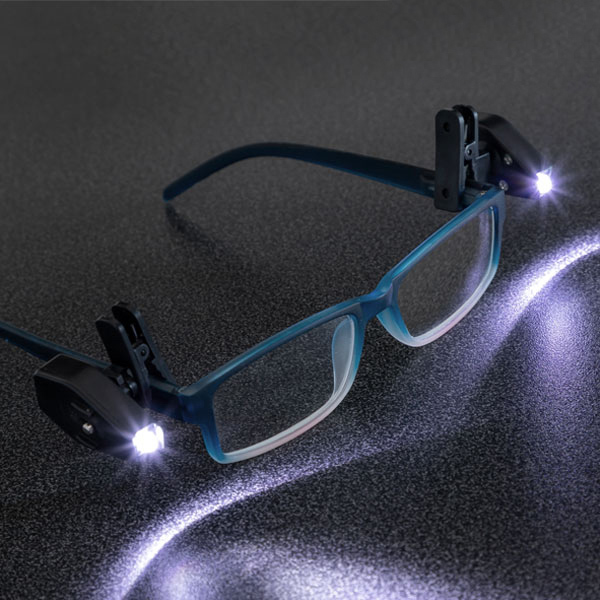 360º LED-clip för glasögon (2-pack)