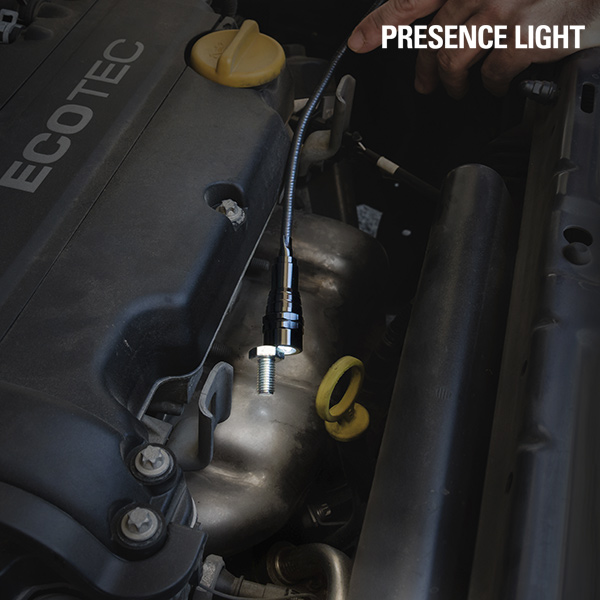 Presence Light Magnetisk dubbelflexibel LED-ficklampa