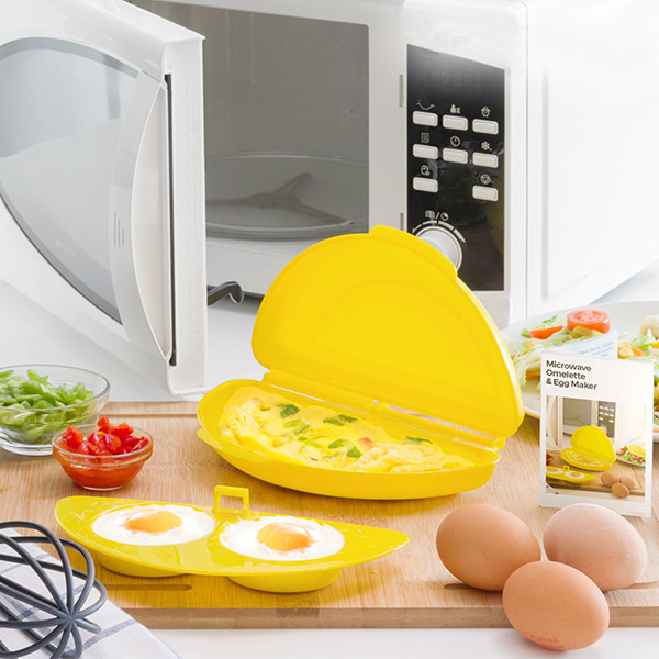 Ägg- och omelettmaker för mikron