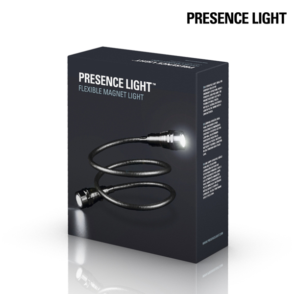 Presence Light Magnetisk dubbelflexibel LED-ficklampa