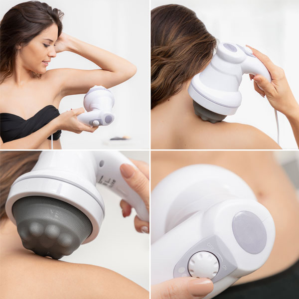 5-i-1 anticellulit-massager med eldrift (28W)