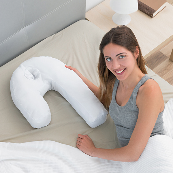 Ergonomisk sovkudde för sidosovare