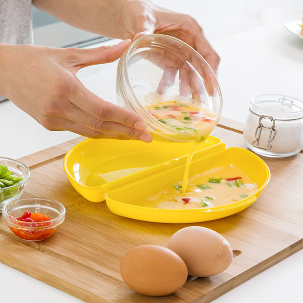 Ägg- och omelettmaker för mikron